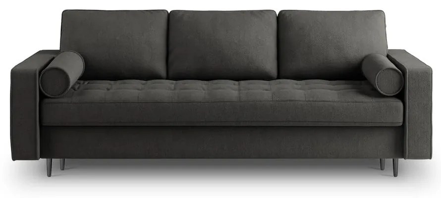 Tmavosivá rozkladacia pohovka Milo Casa Santo