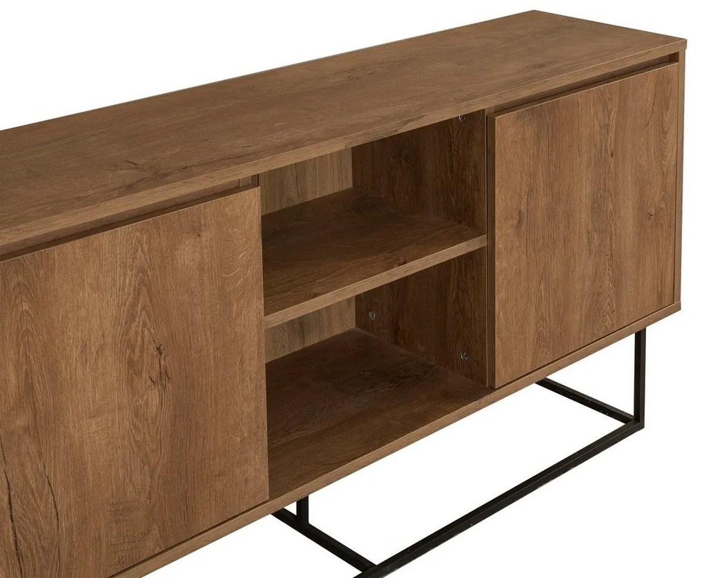 Skrinka Tela Walnut and Black