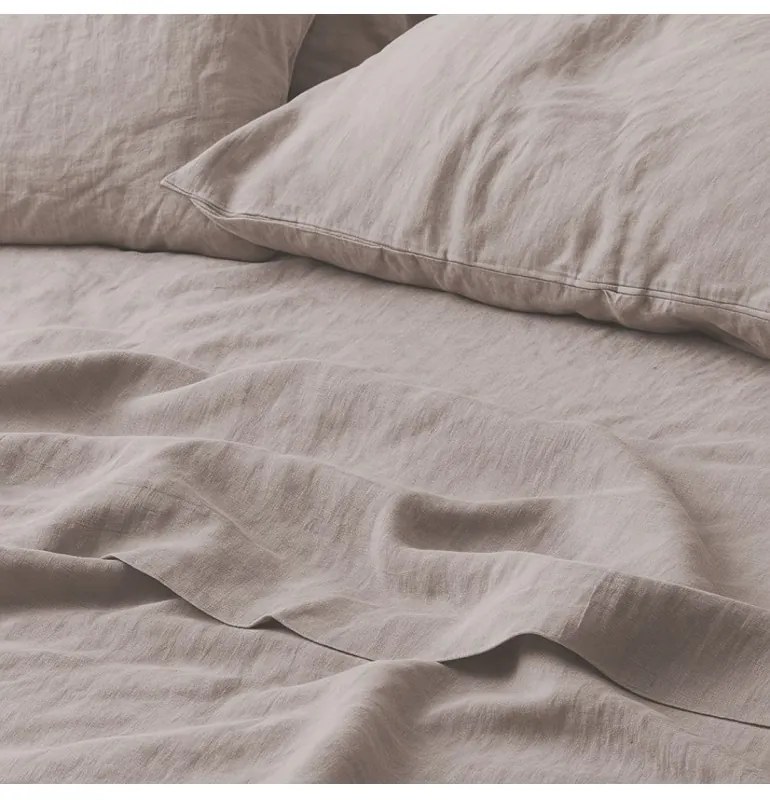 Ľanová plachta hnedá EMI, Pevná dvojplachta 200x240