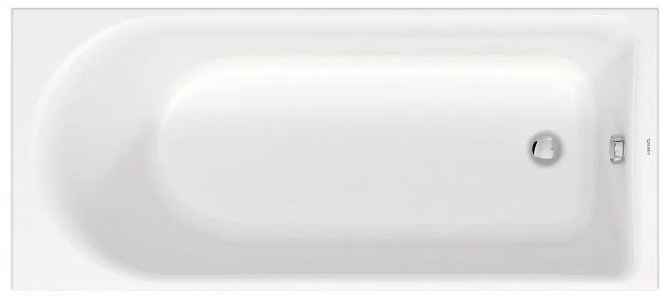 DURAVIT D-Neo akrylátová pravouhlá vaňa, odtok zboku, 1600 x 700 x 485 mm, biela, 700472000000000