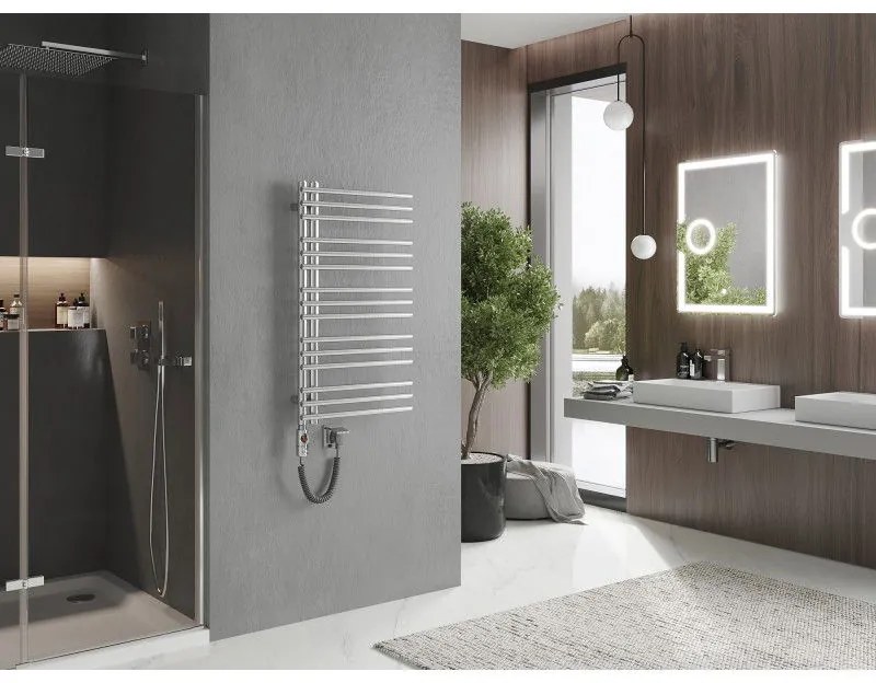 Mexen Neptun, elektrické vykurovacie teleso 900 x 500 mm, 300 W, chrómová, W101-0900-500-2300-01