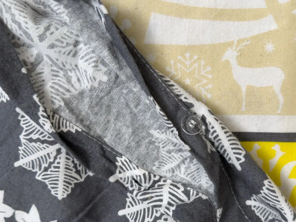 Flanelové obliečky CHRISTMAS TIME farebné Rozmer obliečky: 70 x 90 cm | 140 x 220 cm