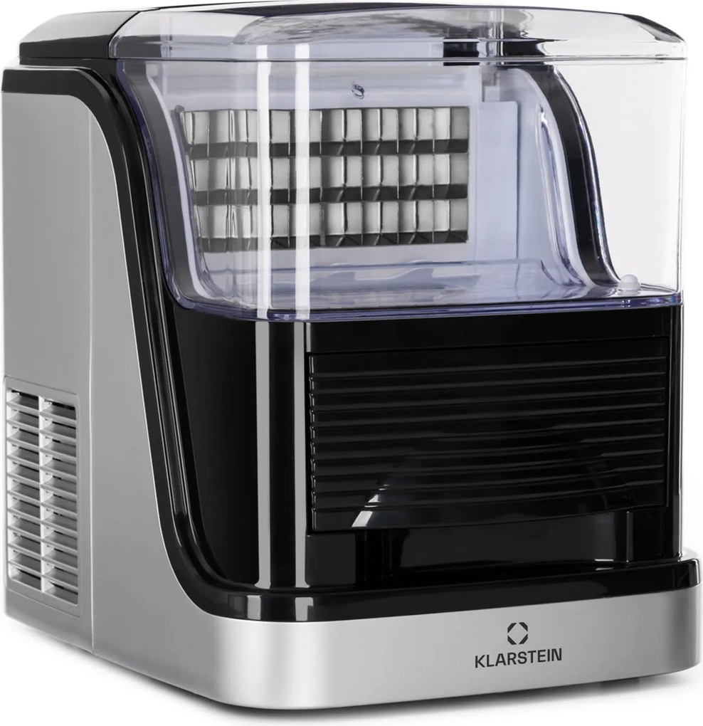 Klarstein Kristall, výrobník ľadu, krištáľovo číry ľad, 2 veľkosti, 2,5 l nádržka na vodu