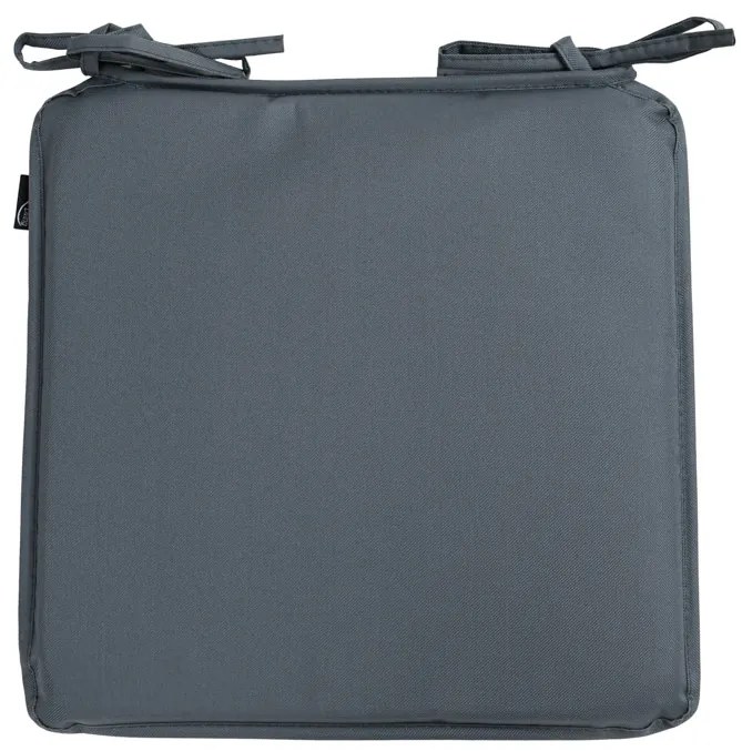 Vonkajší podsedák na stoličku SEDINO 38x38cm, čierny