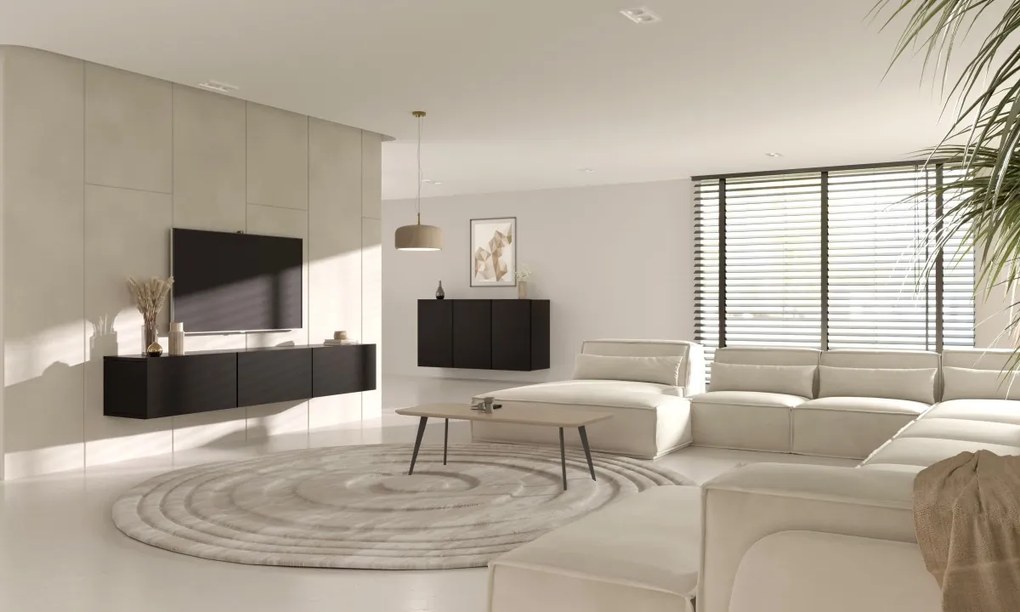 Komoda Dallas čierna