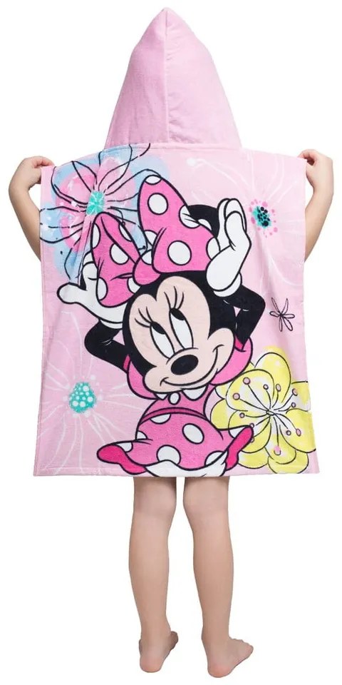 Ružový froté detský župan Minnie - Jerry Fabrics