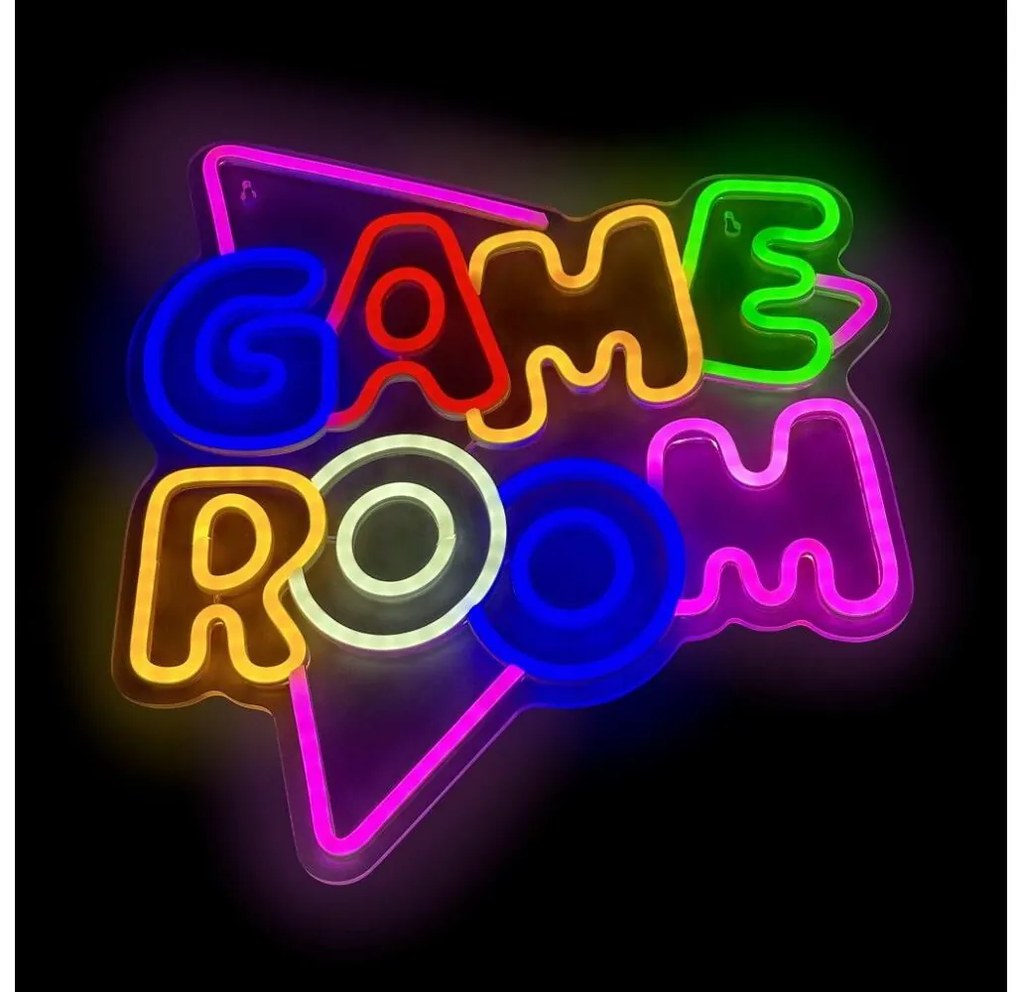2Kids Toys - LED Neónová nástenná dekorácia LED/5W/USB game room DV0227