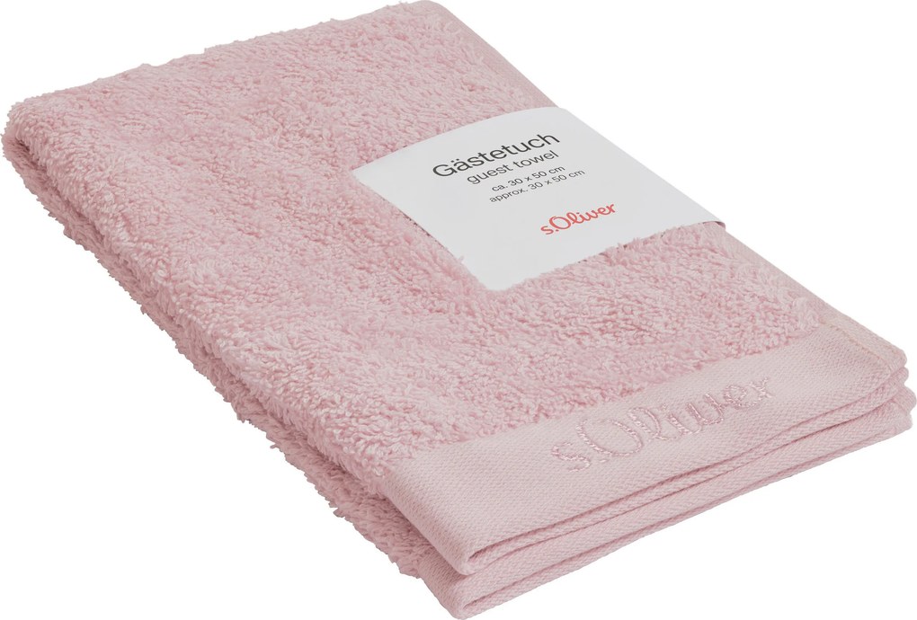 XXXLutz UTERÁK PRE HOSTÍ, 30/50 cm, svetloružová S. Oliver - Kúpeľňový textil - 003252011213