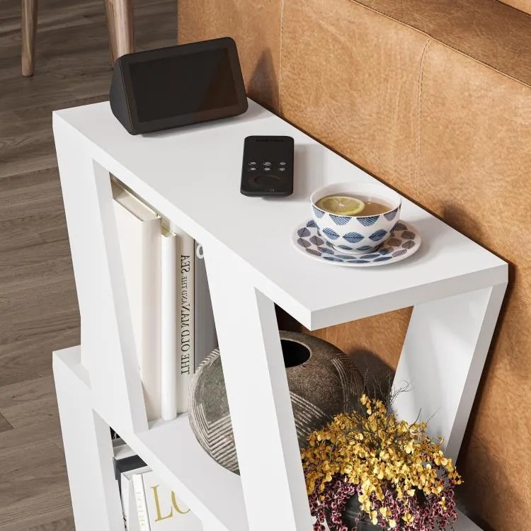 Odkladací stolík Houseland Lazena biely