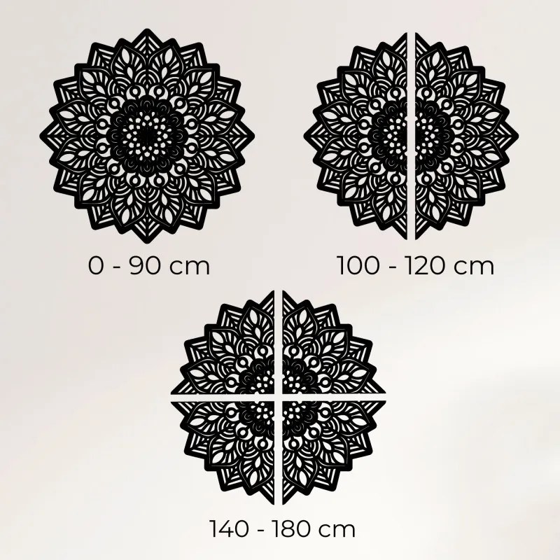 Drevená mandala na stenu – Elegantná nástenná dekorácia | SENTOP PR0319-B-akcia20