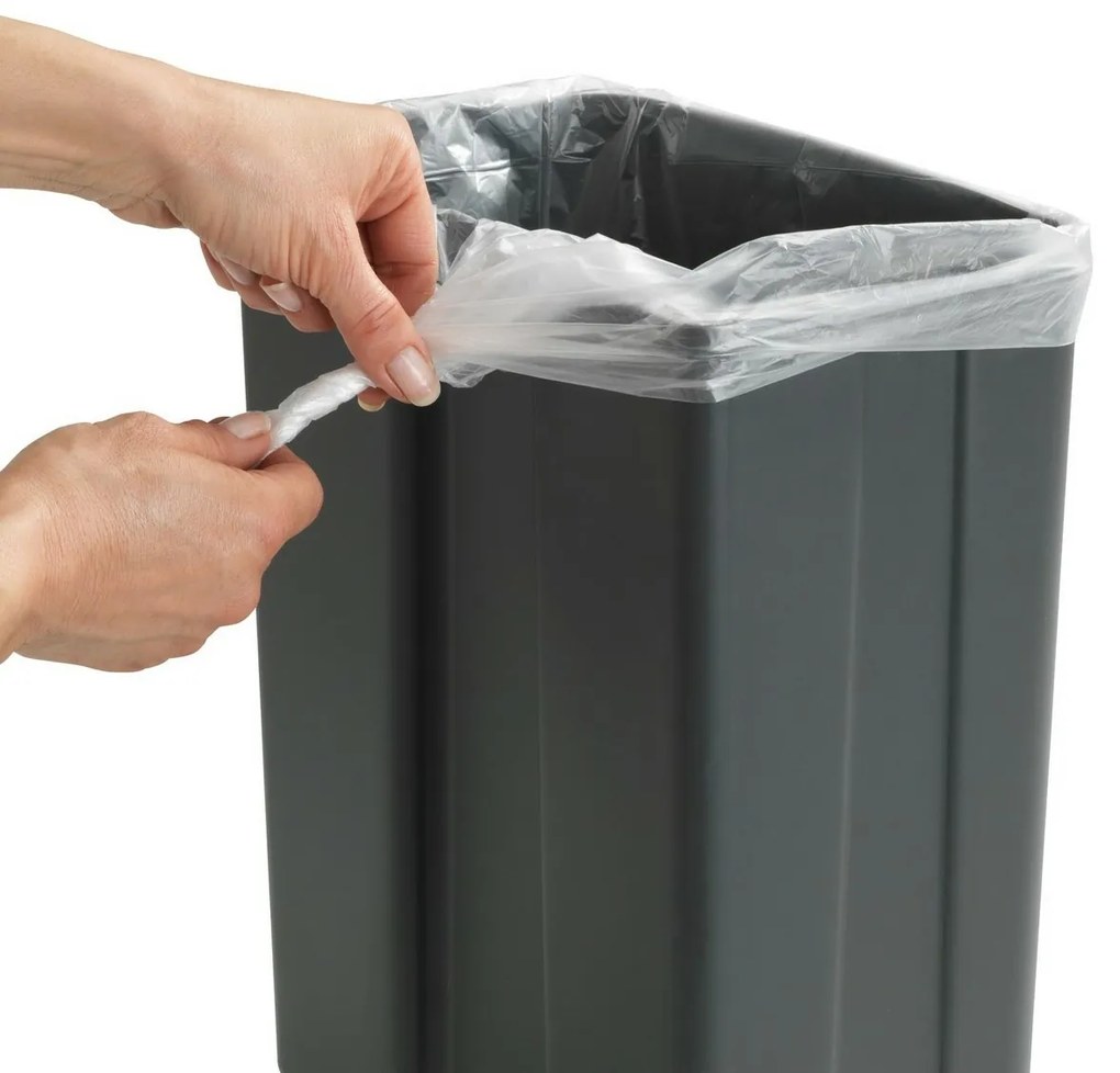 Wenko Závesný odpadkový kôš 12 l, sivá