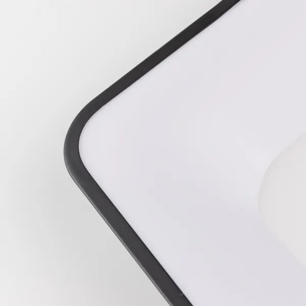 Brilagi - LED stmievateľné stropné svietidlo FALCON II LED/80W/230V 40x40 cm čierne + diaľkový ovládač