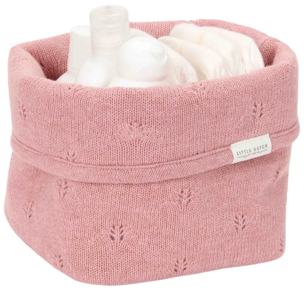 Košík pletený malý Pure Pink Blush