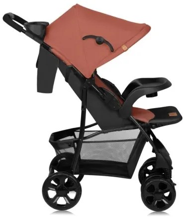 Lionelo - Športový kočík EMMA PLUS tehlová/čierna