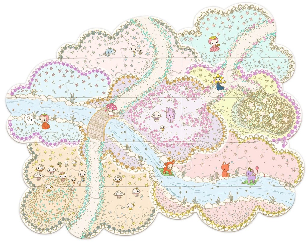 Tinyly – Puzzl’Up – Elfka Lily a kúzelný svet – 33 ks