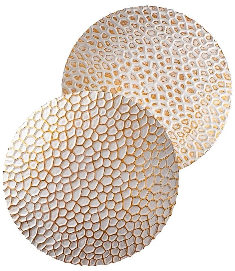 LED nástenné svietidlo v bielej a zlatej farbe ø 21 cm Yosma – Opviq lights