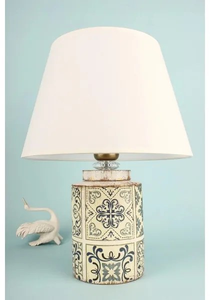 Stolná lampa RAMZES 1xE27/40W/230V biela