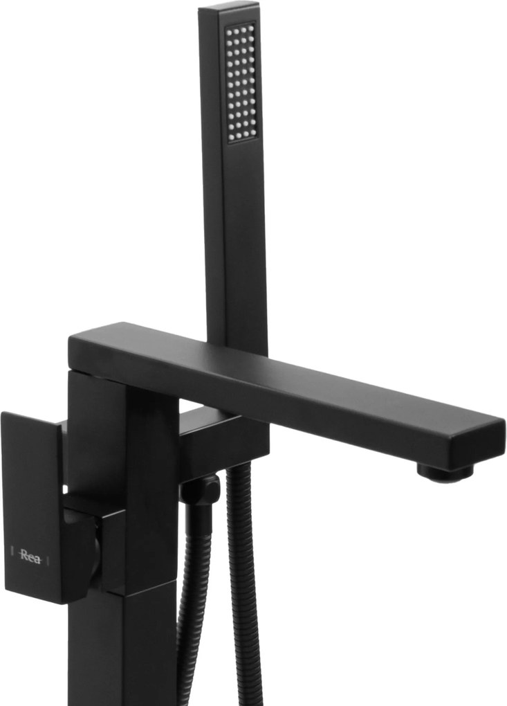 Rea Tery, voľne stojaca batéria h-885, čierna matná, REA-B5304