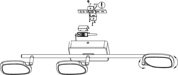 Eglo 97693 - LED RGB Bodové svietidlo PALOMBARE-C 3xLED/5W/230V