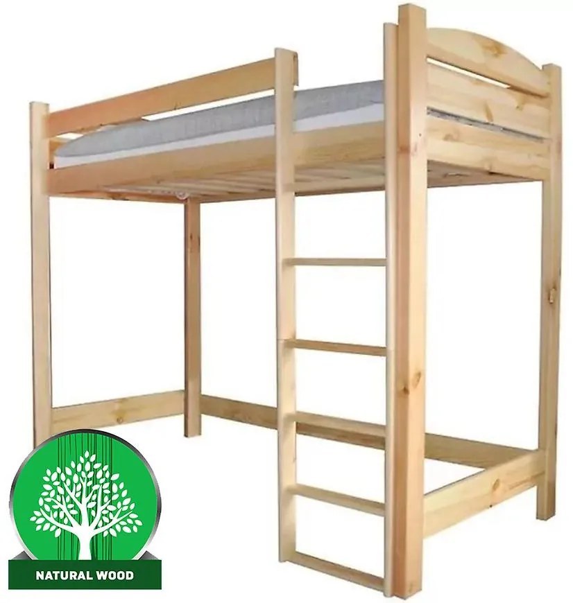 Poschodová posteľ I borovica