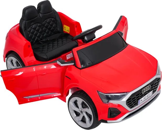 Elektrické autíčko Audi SQ8 červené / sivé