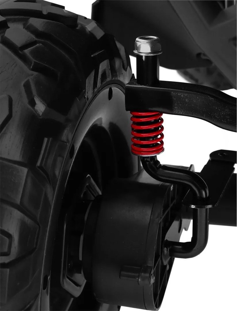 RAMIZ ELEKTRICKÁ AUTÍČKO JEEP UTV - MX - ČERVENÁ - 4X4 MOTOR - 4x45W BATÉRIA - 2 x 12V/7Ah - 2023