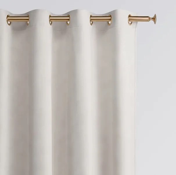 Biele elegantné interierové závesy 140 x 280 cm