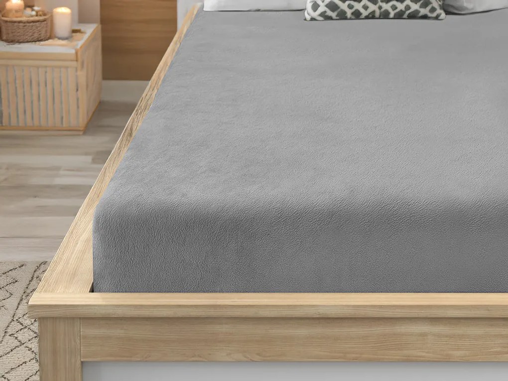 Obliečka mikroplyš SOFT 200x220 cm svetlo sivá
