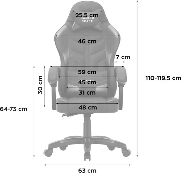 Herná stolička Force 2.7 Black Carbon