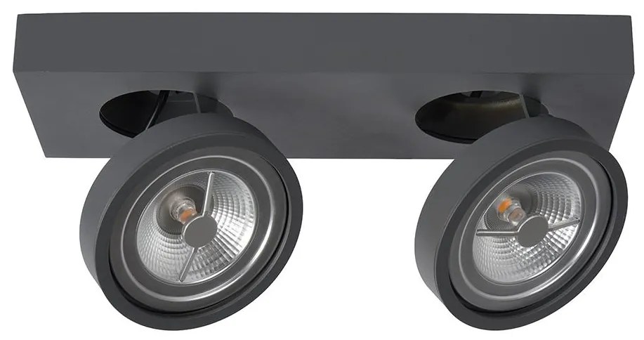 Lucide 09920/20/36 - LED Stmievateľné bodové svietidlo NENAD AR111 2xG53/10W/230V