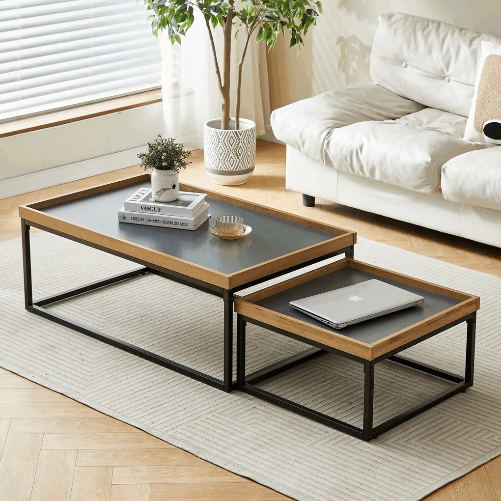Konferenčný stolík CT-613 OAK Farba: Sivá