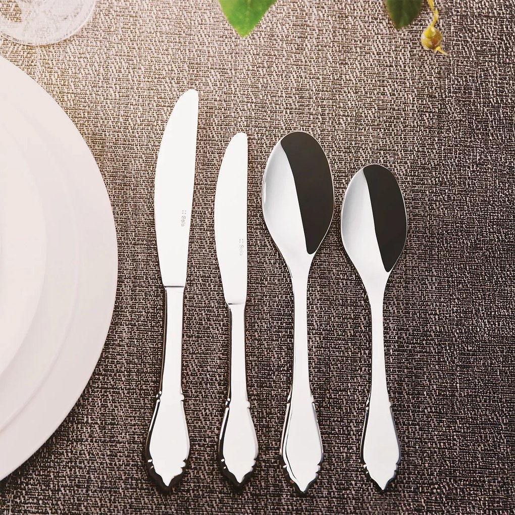 Príborový set 24 ks dezertný – 7th Generation Duke postriebrený - 119945