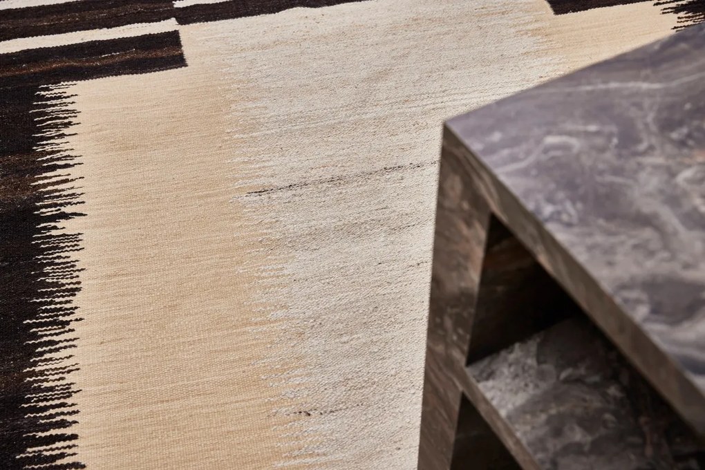 Diamond Carpets India, Ručne viazaný kusový koberec Duskwood DESP P110 Coffee Mix, 200x290, hnedá, obývacia izba