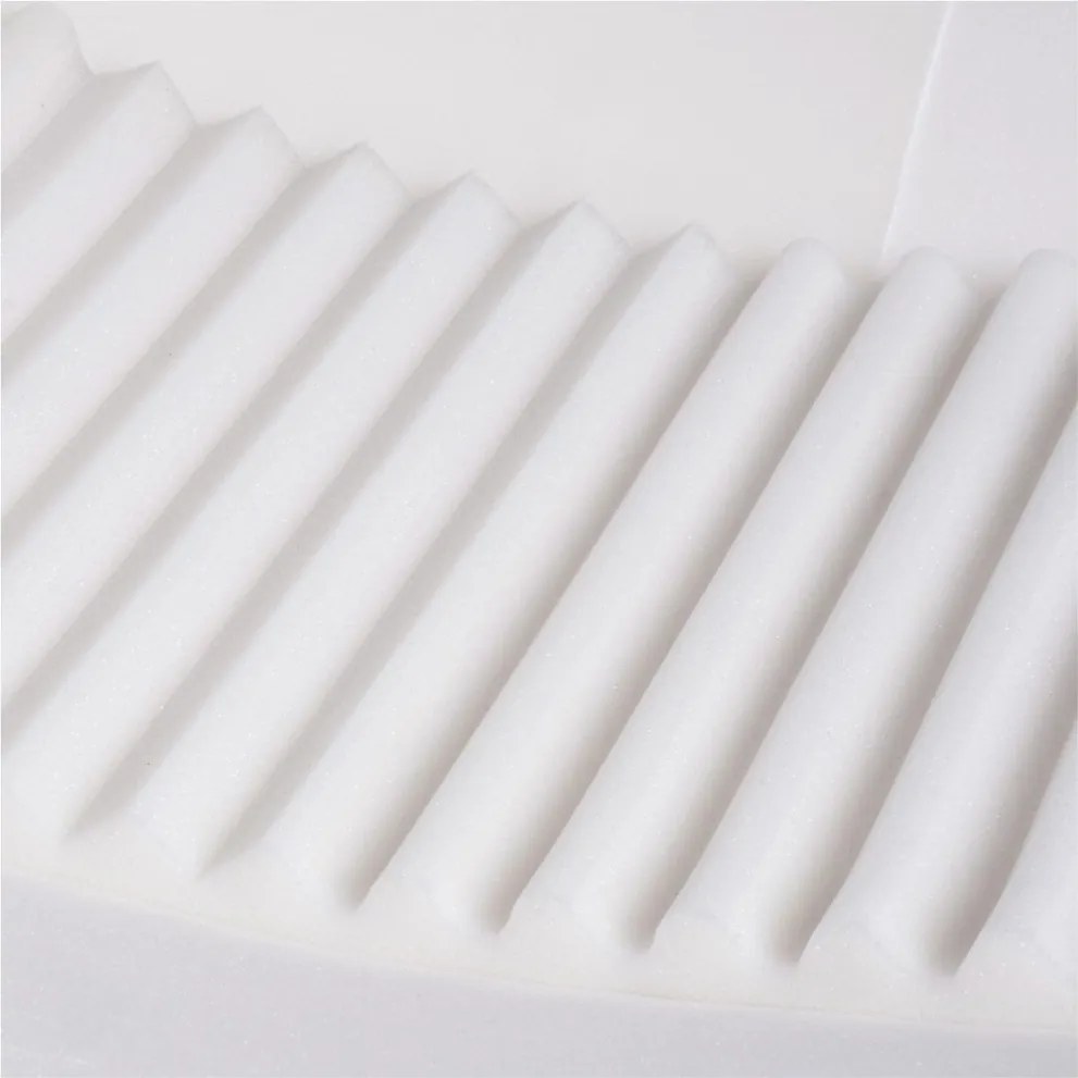 Detské ergonomické kreslo MOONI – sivá Lamell, prémiový manšester