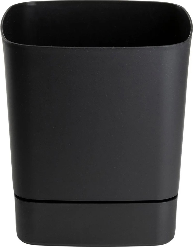 Plastový květináč s podmiskou Cubi 16x16 cm - výber z 6 prevedení