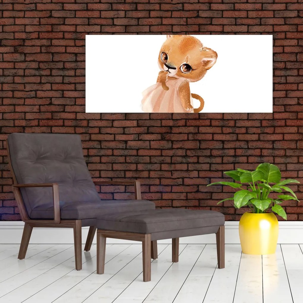 Obraz - Akvarelové zvieratko N⁰6 (120x50 cm)