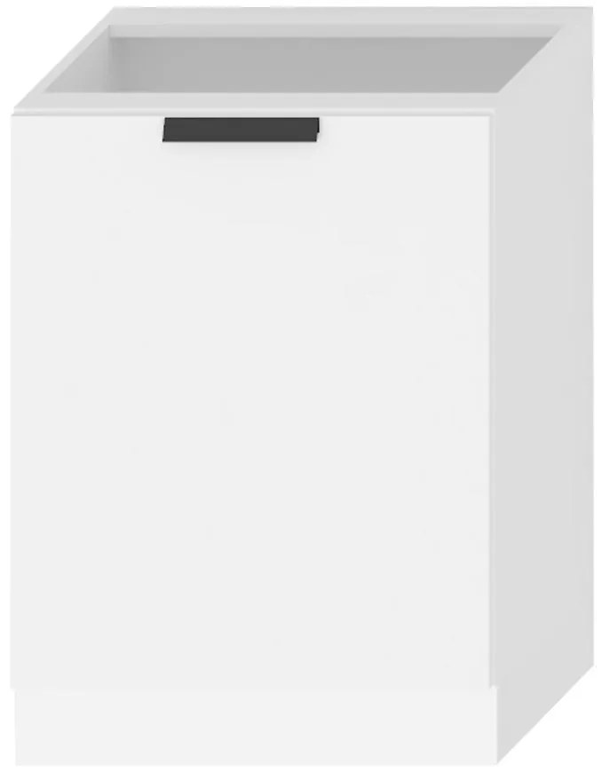 Kuchynská skrinka Denis d60pc pl biely satén mat/biela