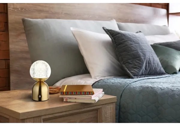 Globo 21007M-LED Stm. dot. stol. lampa JULSY LED/2,5W/3,7V 2700/4000/6500K mosadz