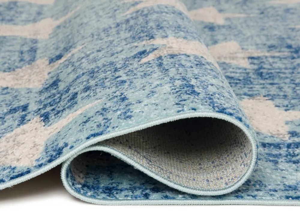 Detský kusový koberec Hviezdičky modrý 160x220cm