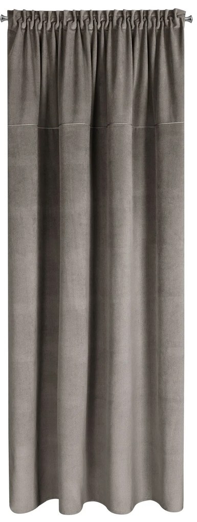 ZATEMŇOVACÍ ZÁVES NA PÁSKE MILO 140X300 CM SIVÁ
