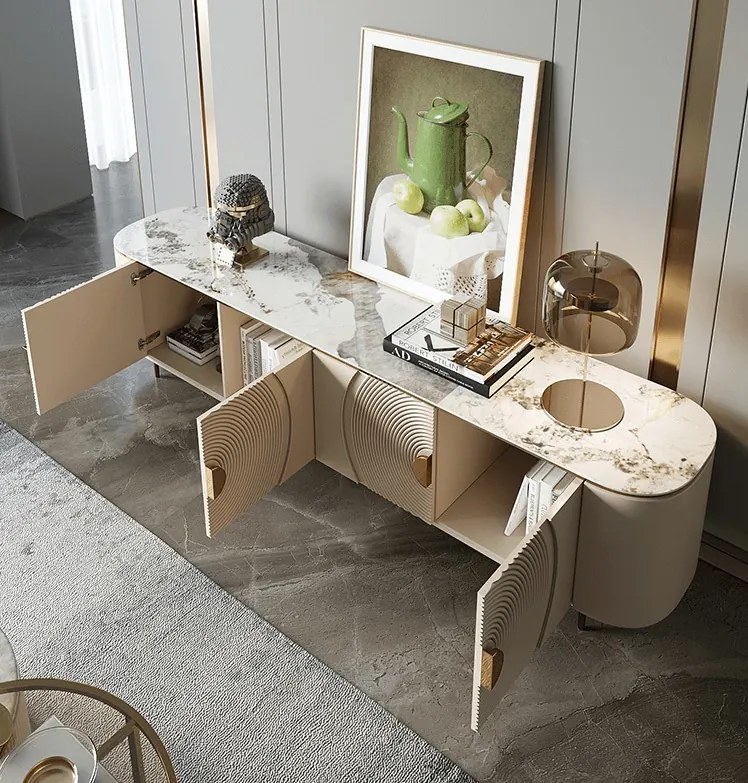 EXKLUZÍVNY TV STOLÍK LARKIN 200 cm