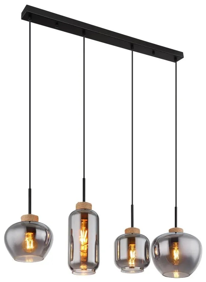 Globo 15549-4H - Luster na lanku MATT 4xE27/40W/230V