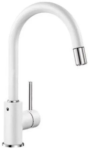 Blanco Mida-S drezová batéria s vyťahovacou sprškou biela 521 457