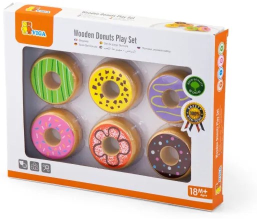 Drevené donuty Viga 51604 6 ks