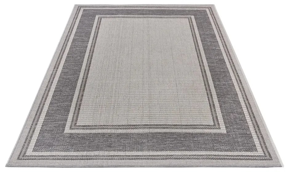Sivý vonkajší koberec 63x120 cm Clyde Cast – Hanse Home