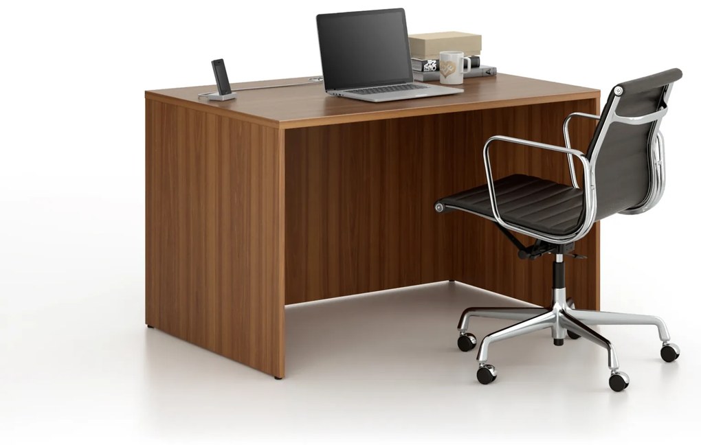 Kancelársky písací stôl FRAME, 120x80 cm, orech