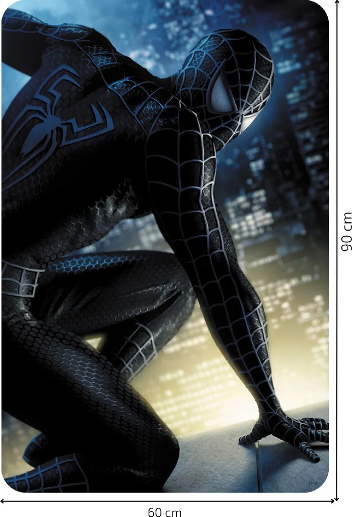 60x90cm Spiderman - textilná nálepka na stenu