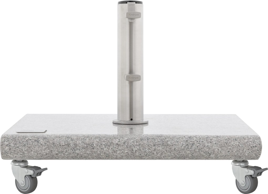 Pojazdný žulový stojan KNIRPS 40 kg svetlý