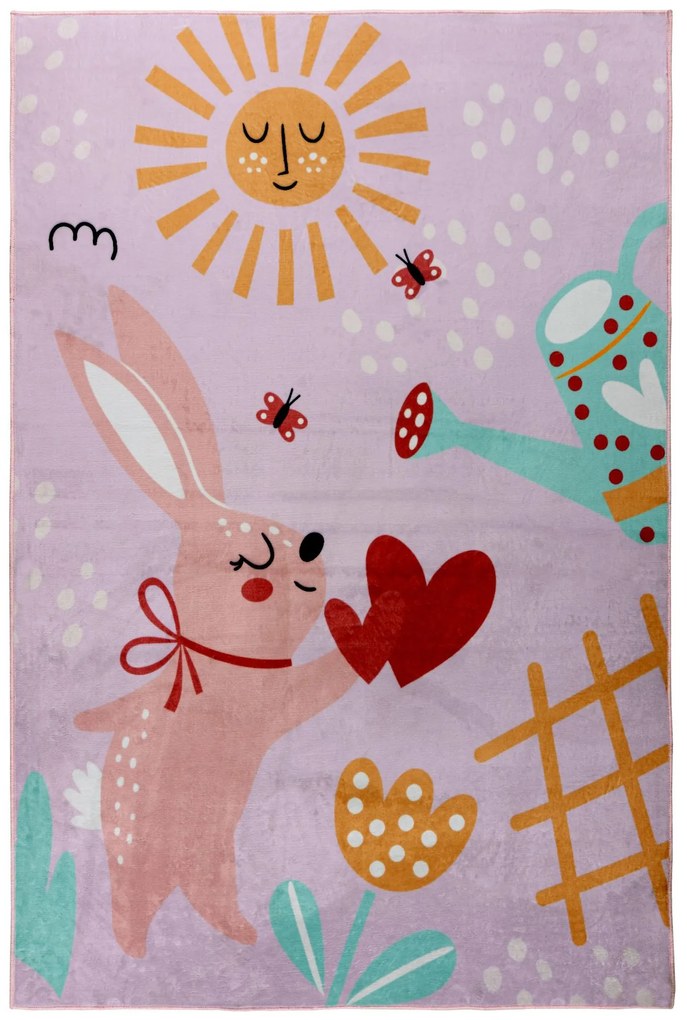 Obsession, Detský kusový koberec Magic Kids ML 106 Lora, 160x230, ružová, detská izba