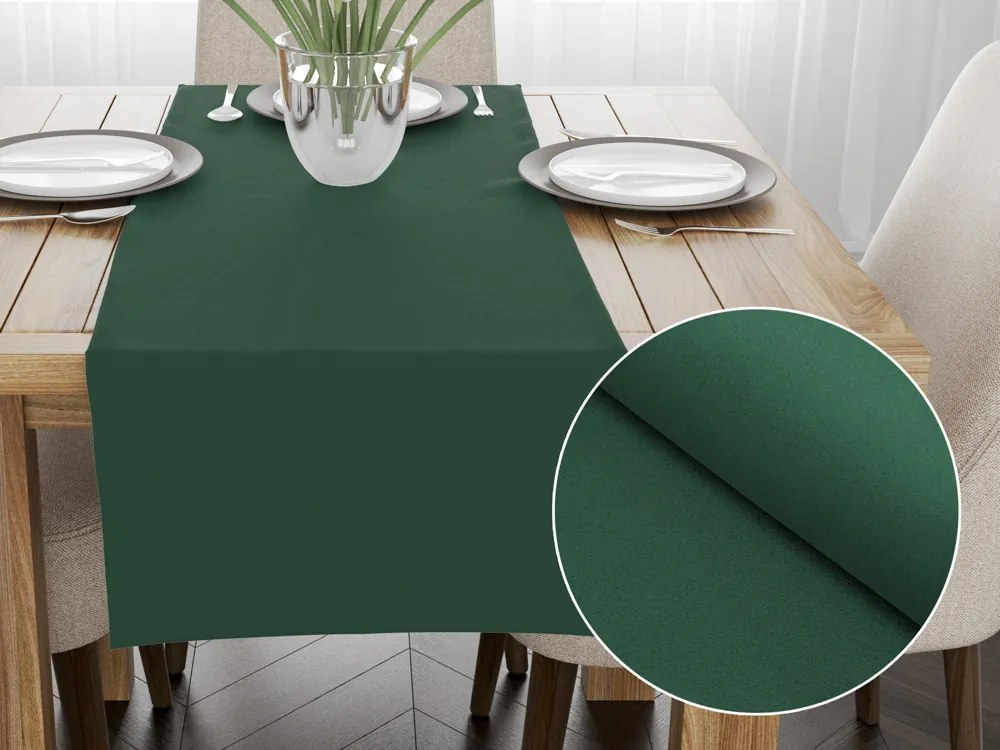 Biante Dekoračný behúň na stôl BKS-412 Zelený 45x120 cm